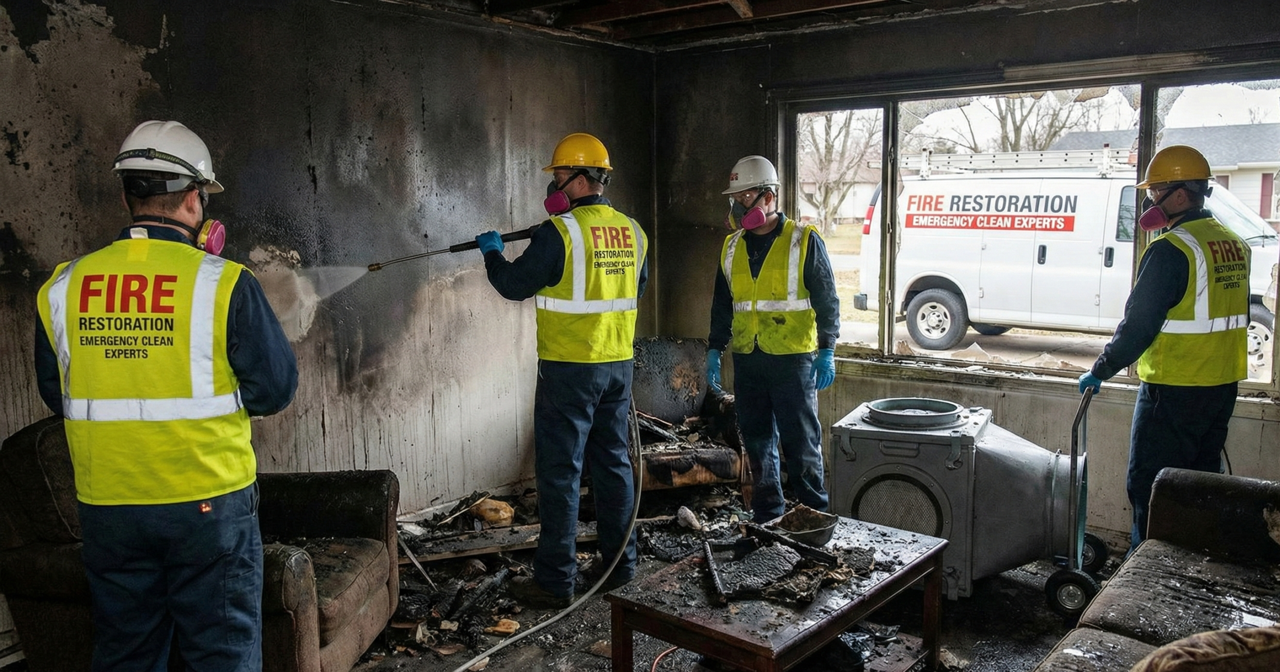 Fire & Smoke Damage Cleanup